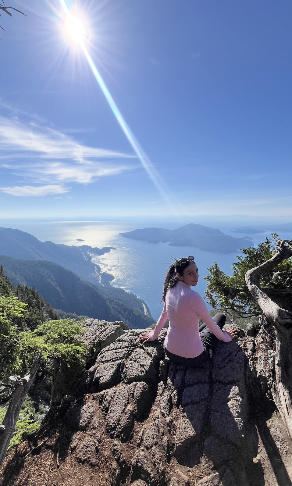 Picture of Manmeet hiking St. Marks Summit